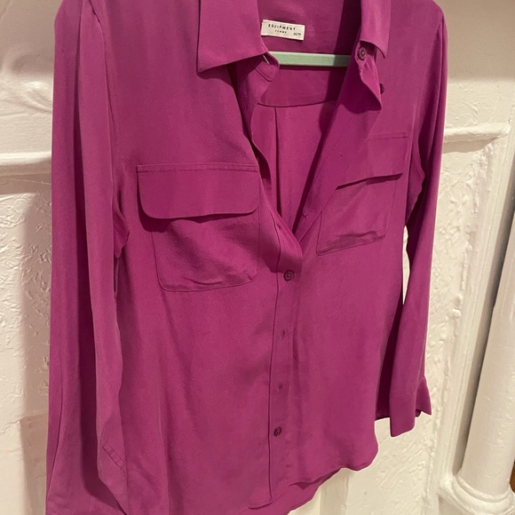 {Equipment} Signature Silk Blouse NWOT - Picture 6 of 6